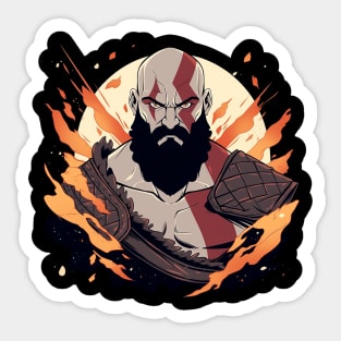 kratos Sticker